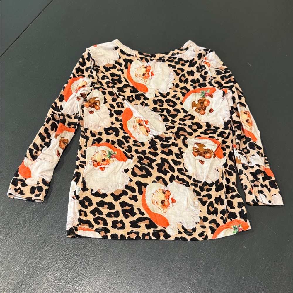 Posh Peanut Lana Claus Classic Pajama Set 2T - Picture 3 of 7